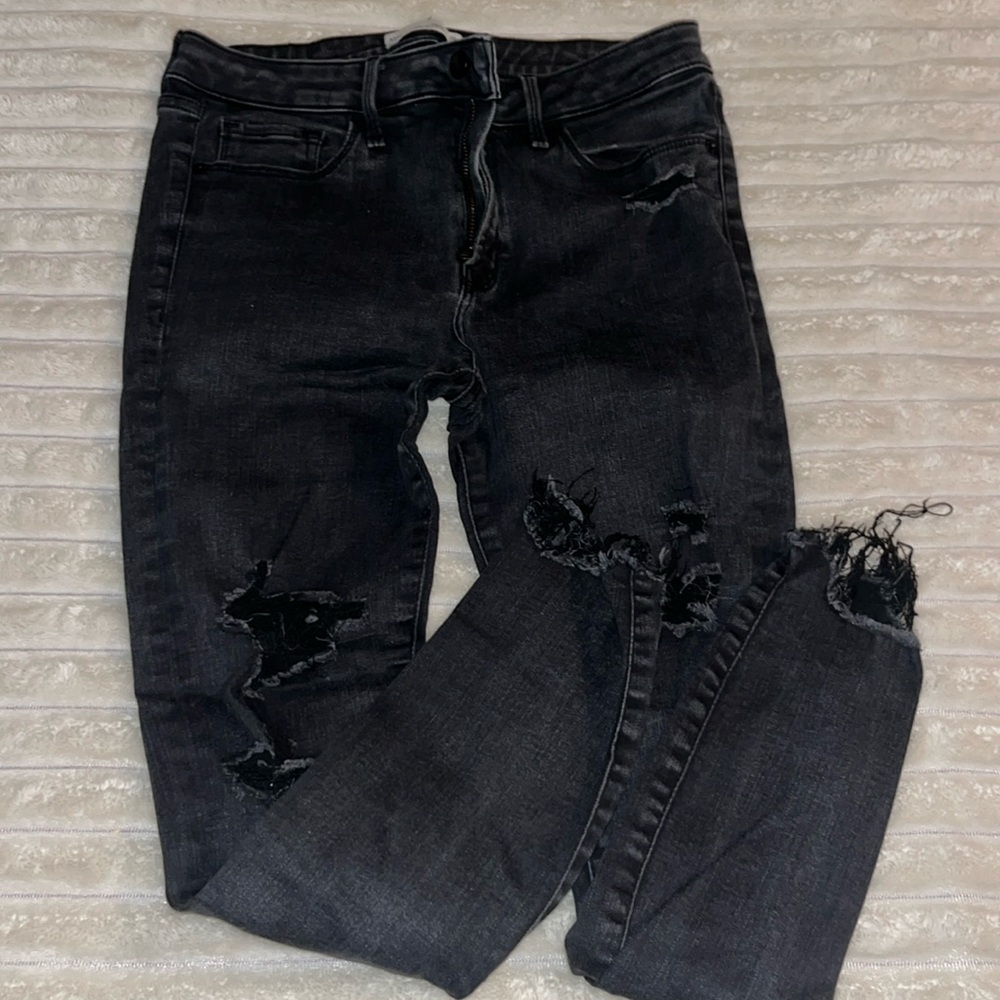 Abercrombie & Fitch mid rise super skinny ankle jean